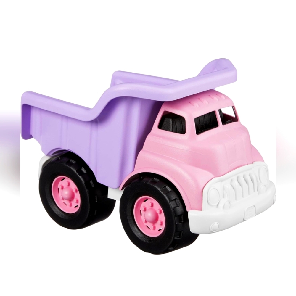 Pink and Purple Toy Dump Truck